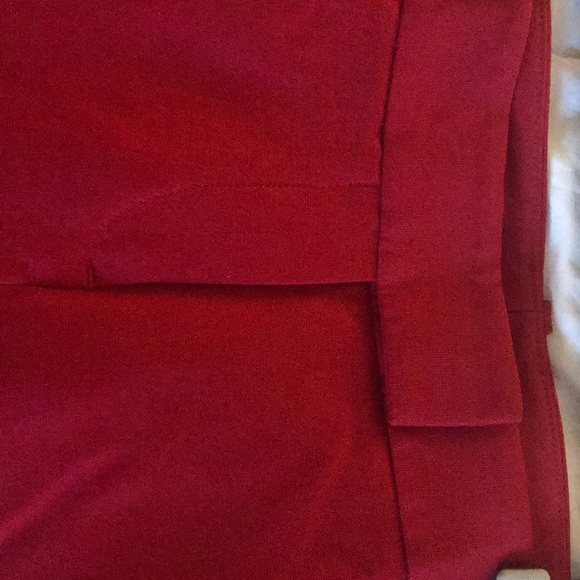 Theory 90% wool pants-Cherry Red - Picture 4 of 6